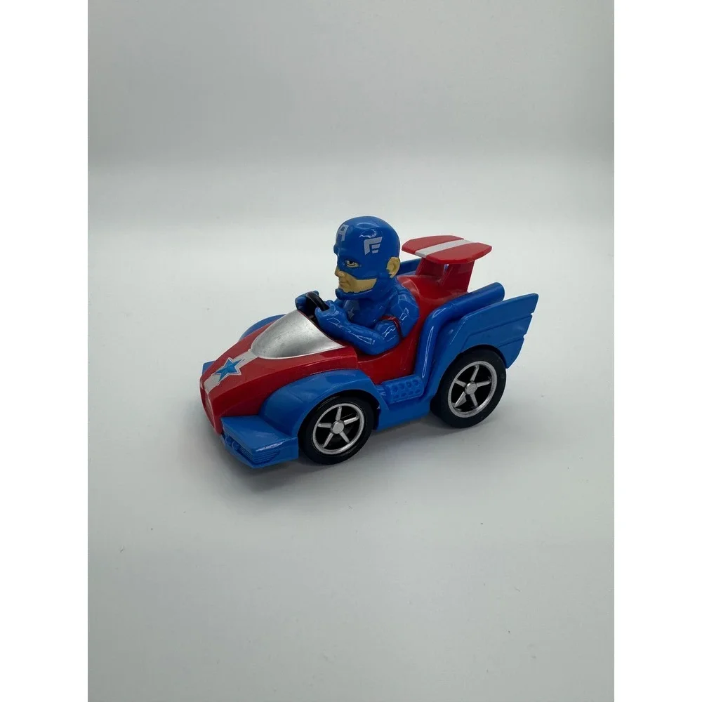 Playskool Marvel Super Hero Adventures Captain America Car Racer Toy